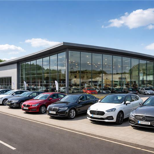 A car dealership using movex services